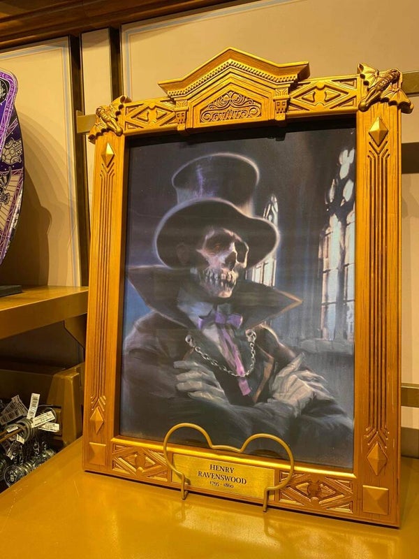 PHANTOM MANOR HENRY RAVENSWOOD FRAME - DISNEYLAND PARIS