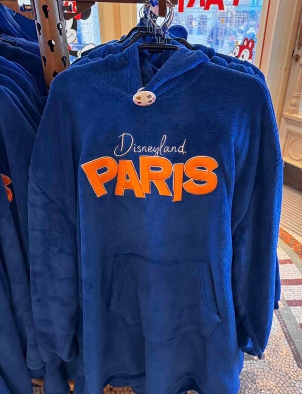 Fluffy hoodie PARIS dark blue mickey - Disneyland Paris
