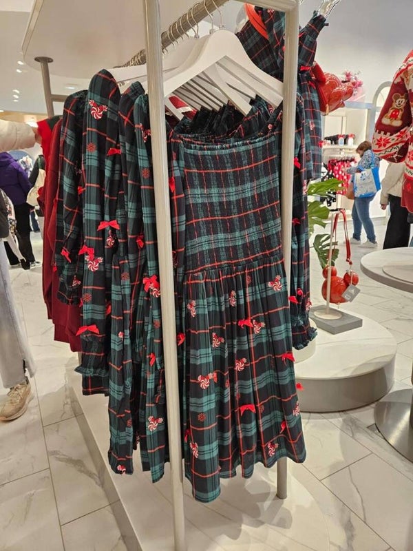 Mickey / Minnie swirl dress - christmas - DLP