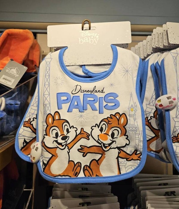 Baby bib chip & dale PARIS - disneyland paris