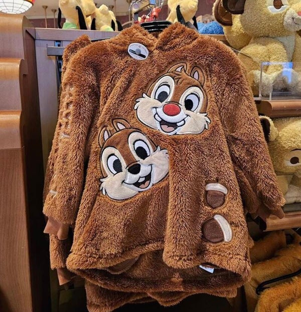 Chip & Dale  - snuddie kids - Disneyland Paris