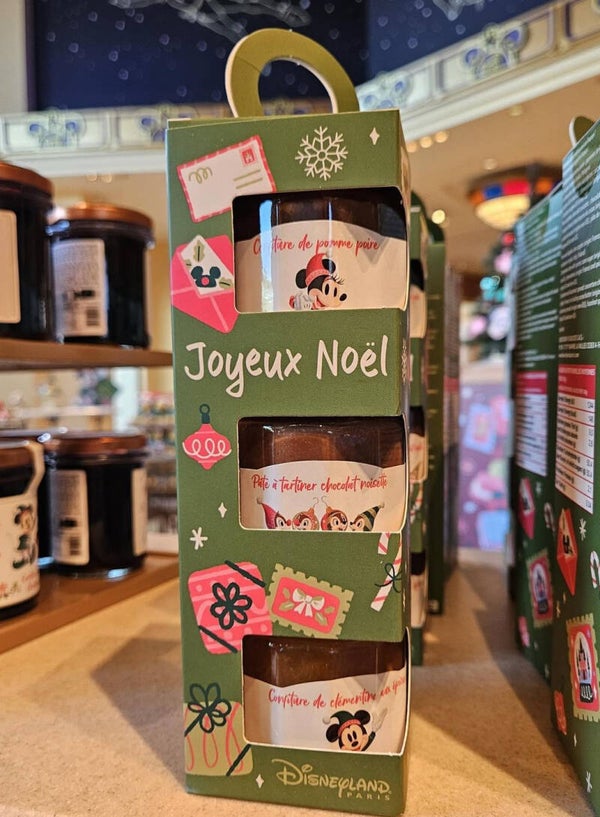 Set of christmas jams - Disneyland Paris - Pear - chocolate - clementine