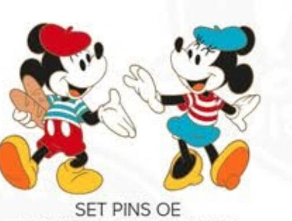 PARIS DUO PIN - Mickey & Minnie - Disneyland Paris