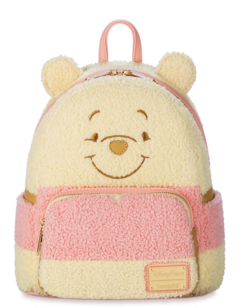 Winnie the pooh fluffy pastel - loungefly backpack - Disneyland Paris