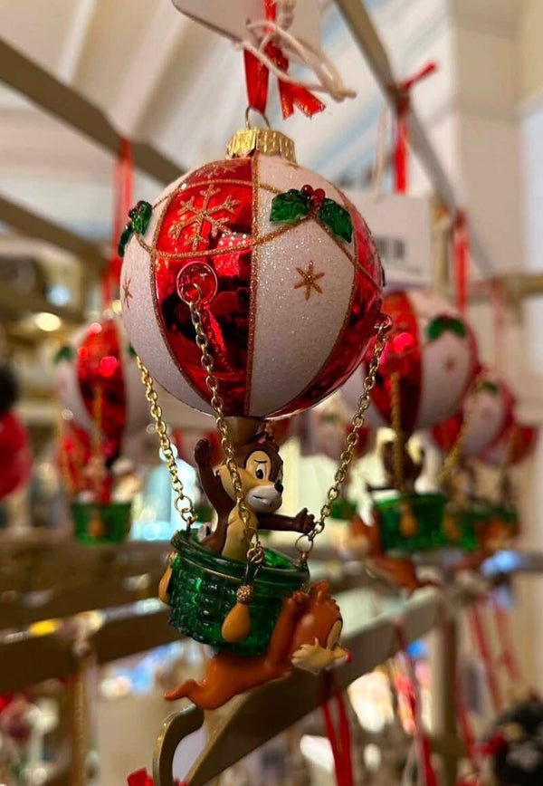 Arribas chip & Dale air balloon - christmas ornament - DLP