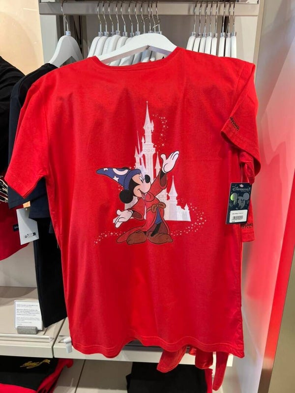 Mickey fantasia castle shirt - red - Disneyland Paris