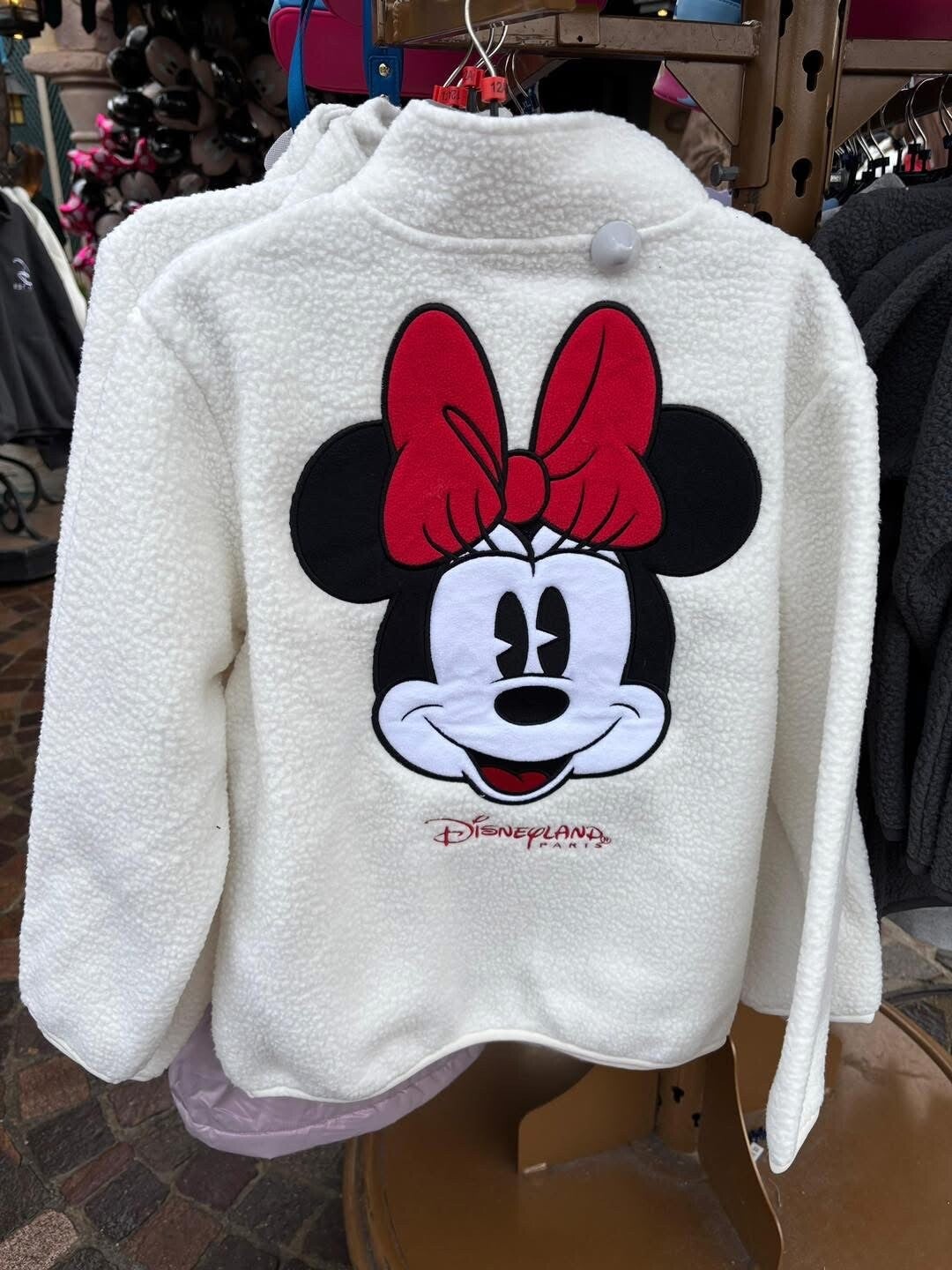 Fluffy Minnie sweater KIDS White - DLP