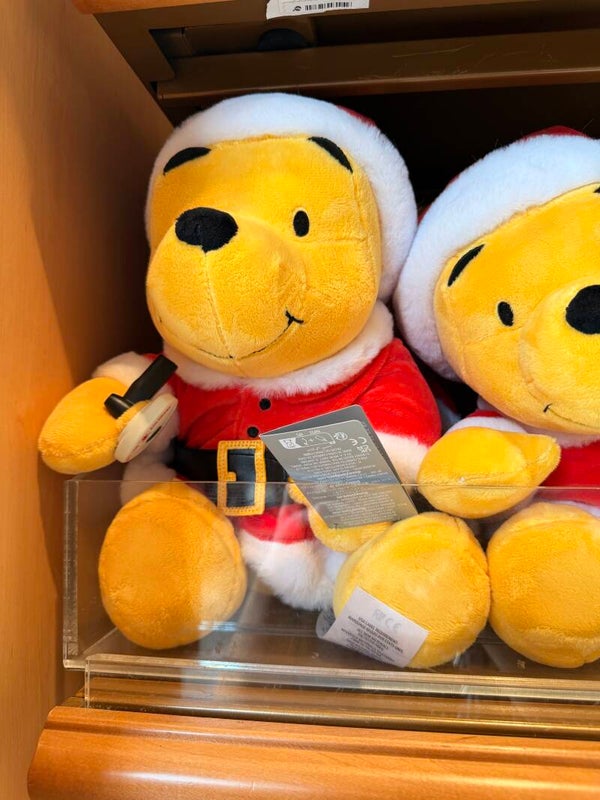 Santa pooh plush - DLP