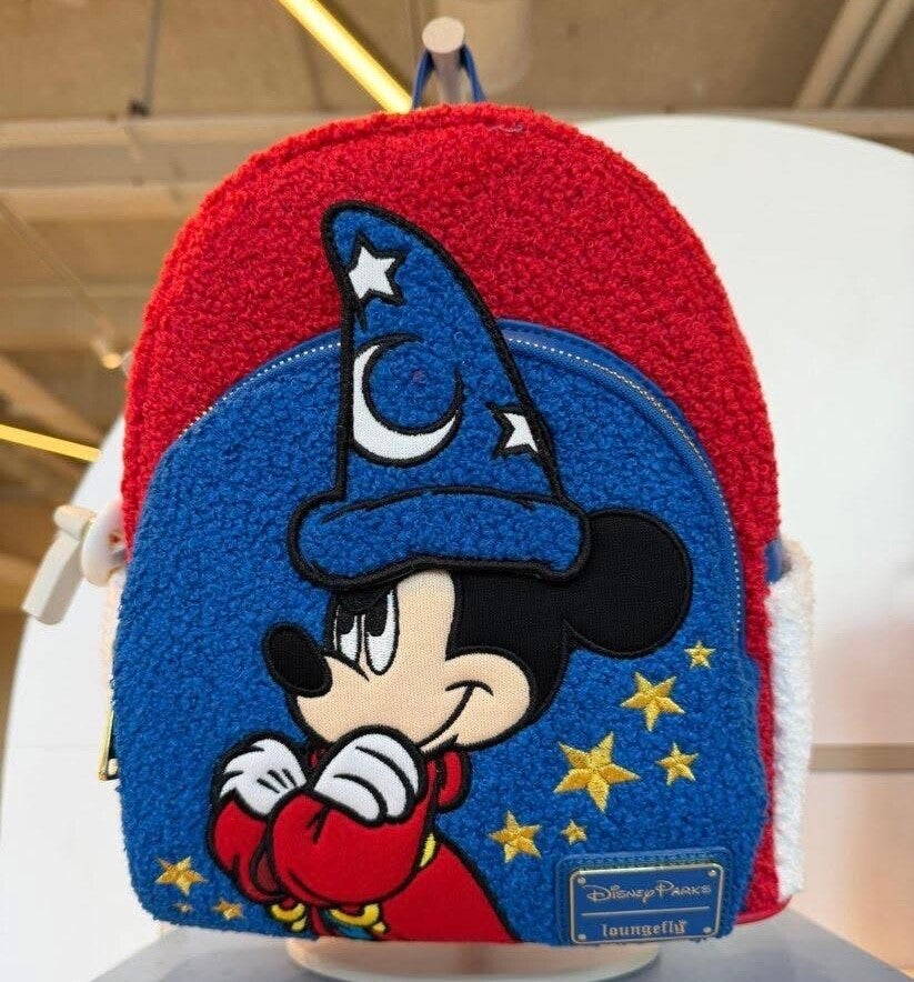 Fantasia mickey fluffy loungefly mini backpack - DLP