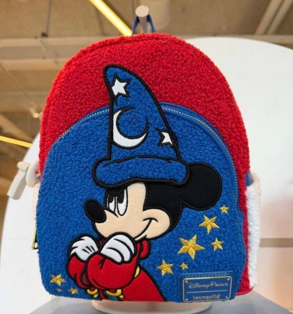 Fantasia mickey fluffy loungefly mini backpack - DLP