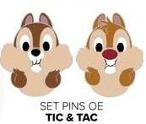 Chip & dale pin set - april - Disneyland Paris