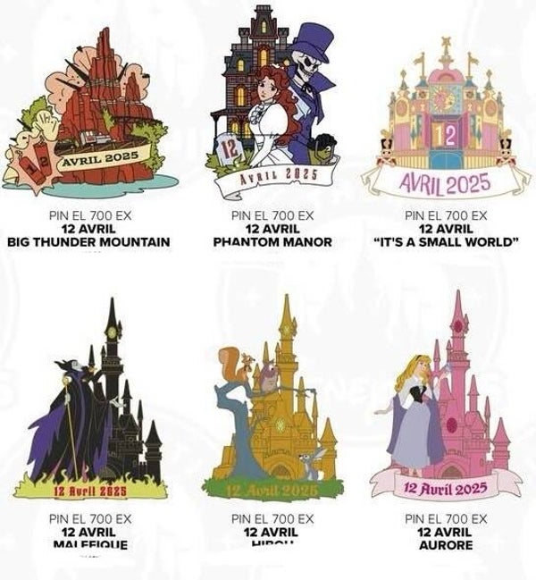 Limited pin 12 april - Disneyland Paris