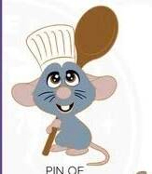 Remy cartoon pin - april - Disneyland Paris