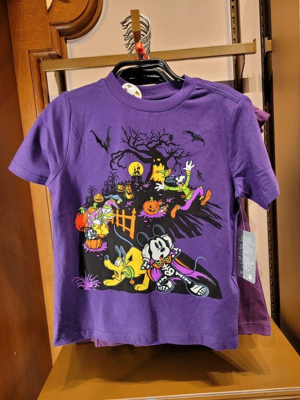 Purple halloween shirt mickey & friends - KIDS - Disneyland Paris