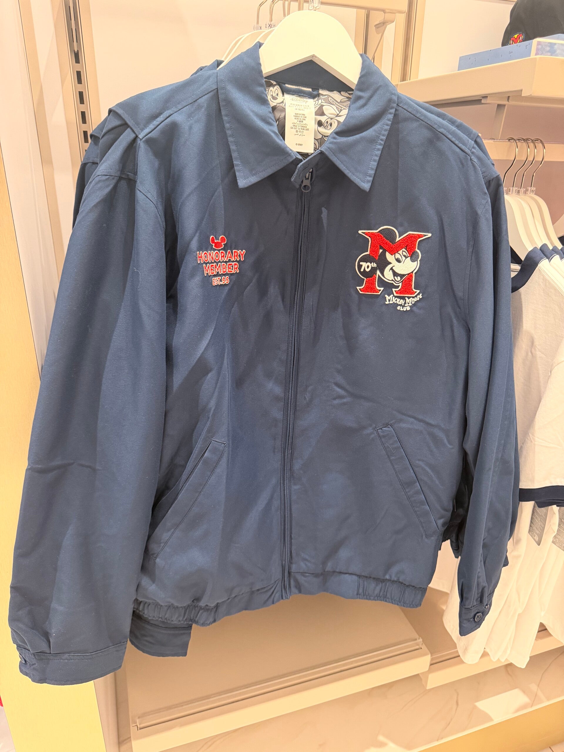 Member Mickey Mouse Club - jacket dark blue adults - DLP