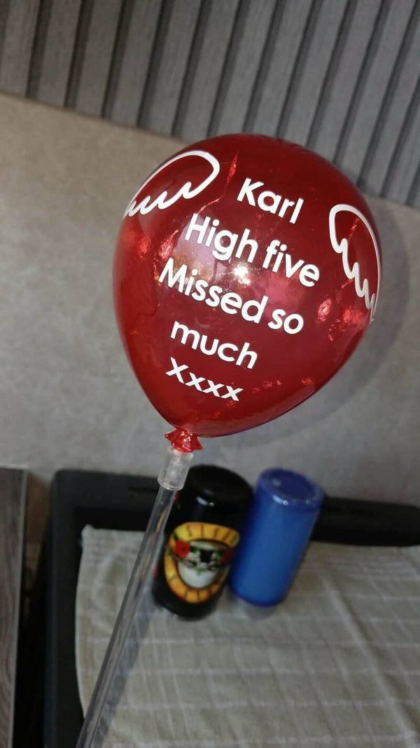 personalised memorial  solor ballon
