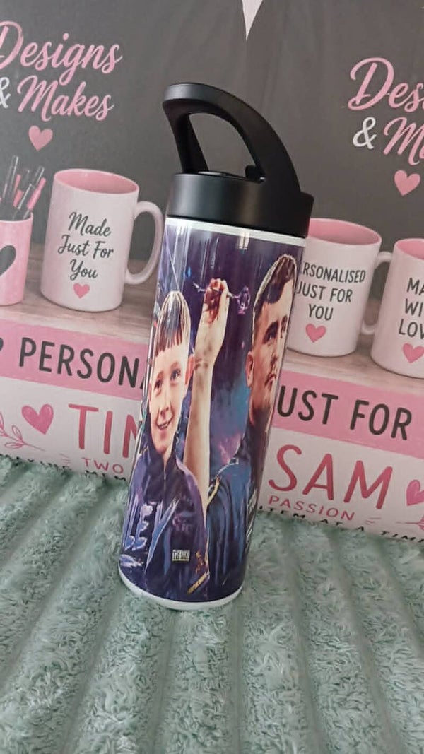 personalised thermal water bottle 16oz