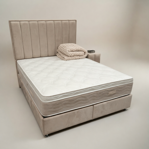 Boxspring met opbergruimte - Atlantic - cosy design - verschillende maten