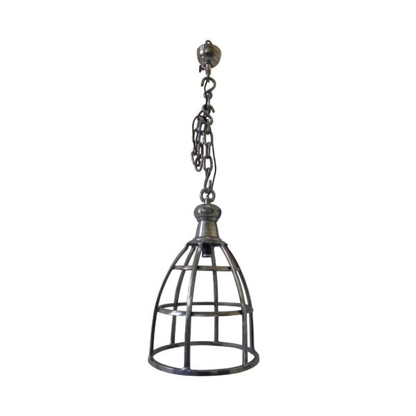 Hanglamp Skeleton 50cm dia ruw nikkel