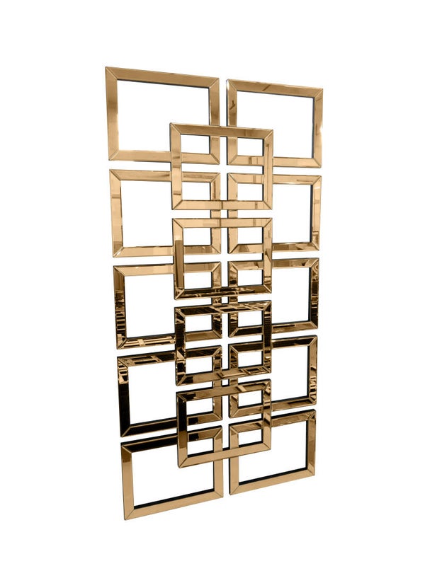 Wandspiegel Matrix brons 80 x160cm