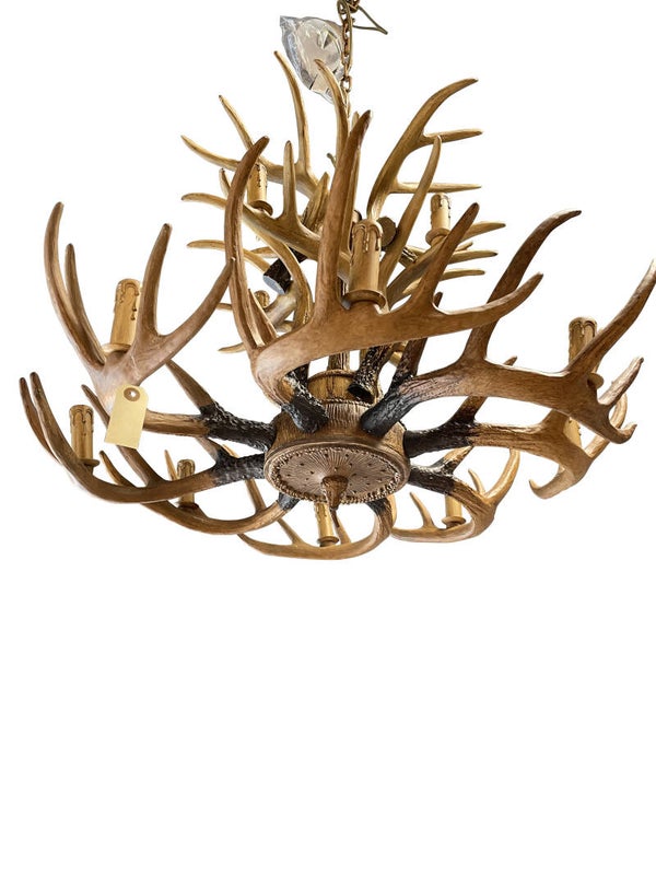 Hanglamp Rendier 90cm dia 8 + 4 lichts