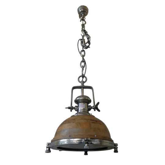 Hanglamp Robusto mango wood 45cm dia