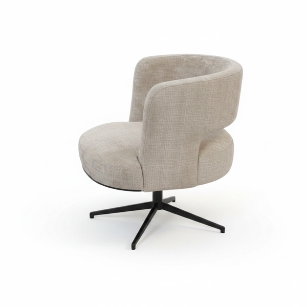 Eetkamerstoel Boss – Draaibaar – Japandi - Raven Taupe