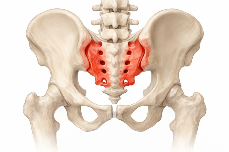 Anatomie van sacroiliacale gewricht