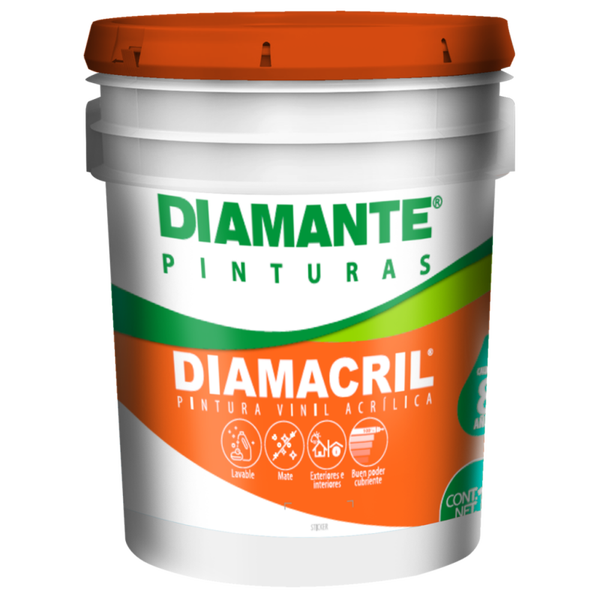 Pintura Vinilca (Lavable Mate), 8 años Exterior y Interior