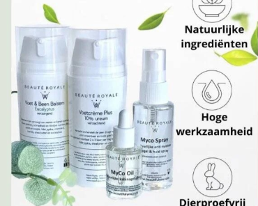 Voet verzorgingsproducten  Beauté Royale (voor eelt, kalknagels, schimmelnagels, kloven, likdoorns, droge huid)