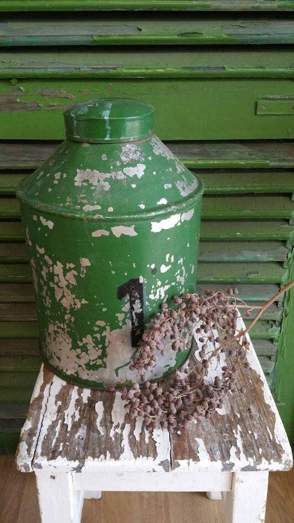 ♥ Grote groene trommel