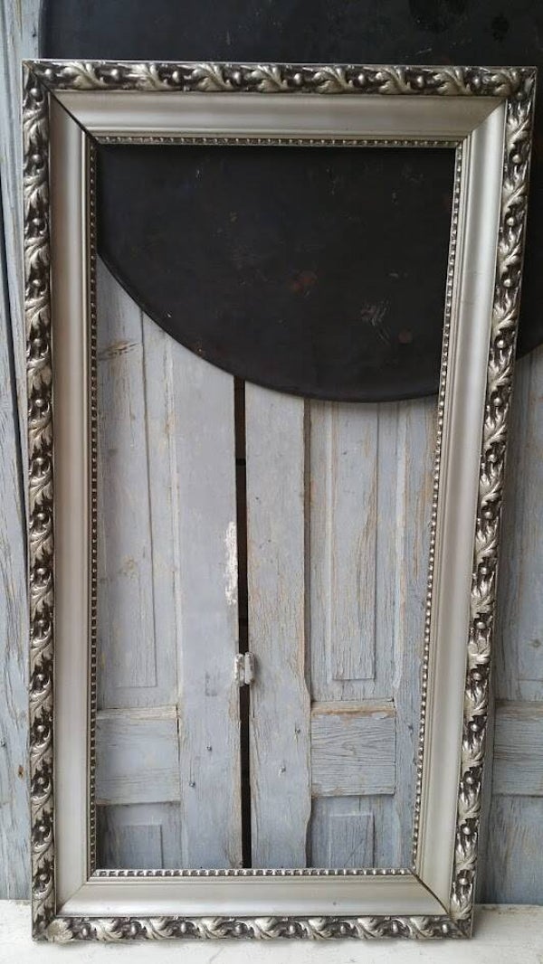 ◘ Zilverkleurige lijst