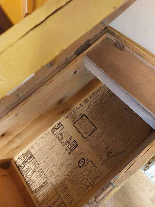 Franse oude dekenkist