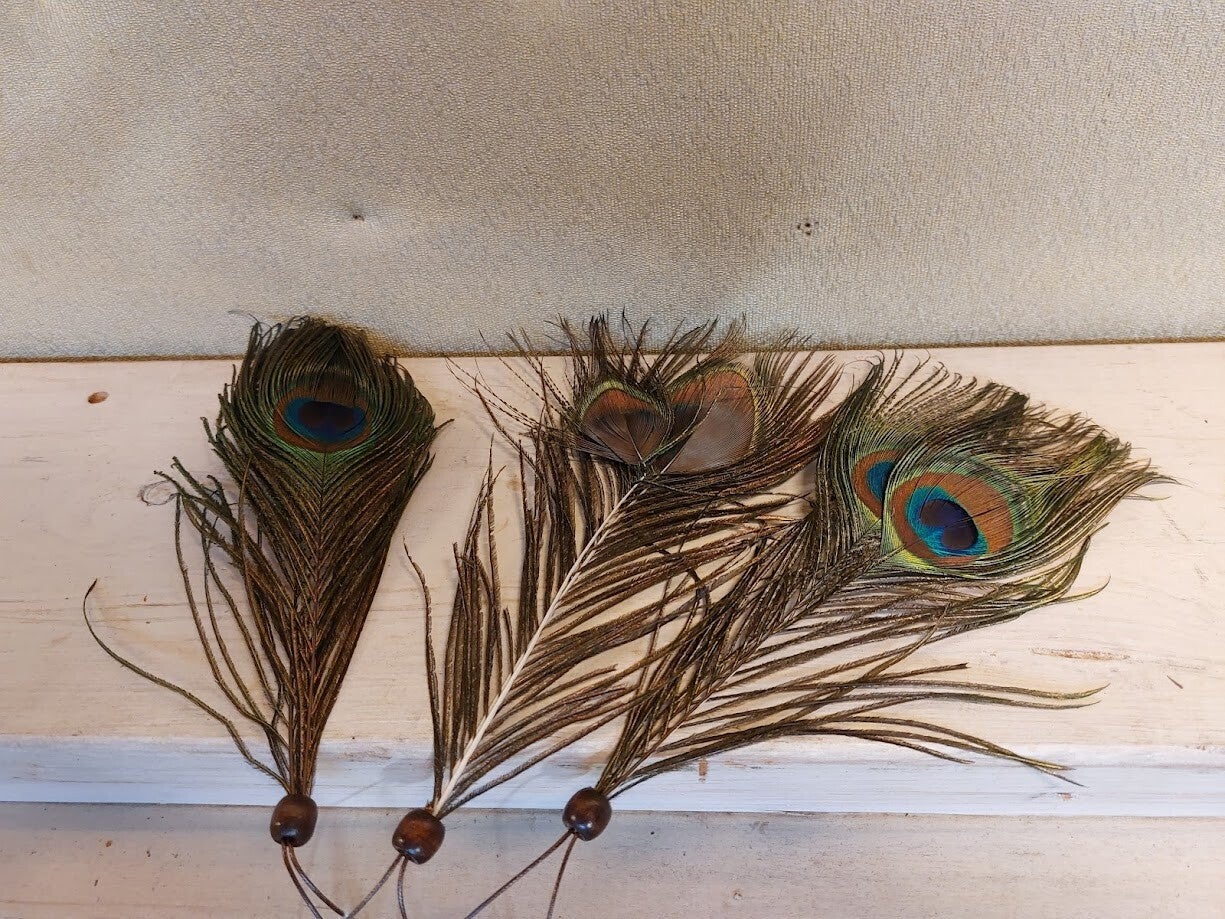 • 3 pauwverenhangers