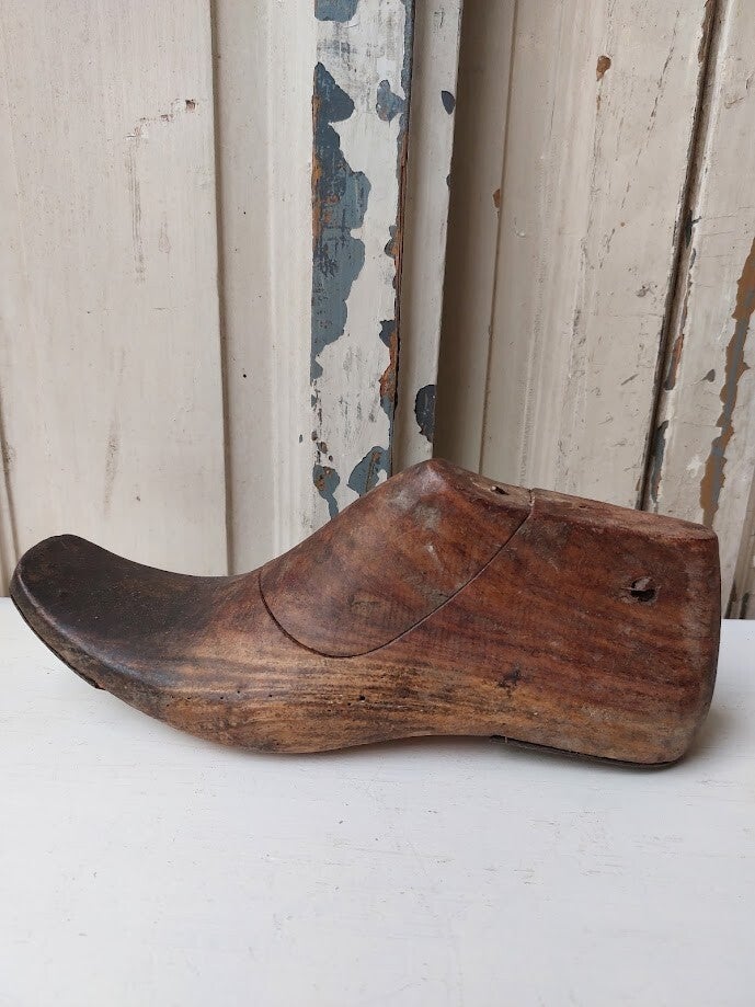 ♠ Houten schoenleest