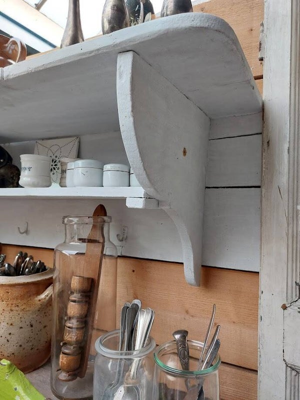 ◘ Houten regaal wit