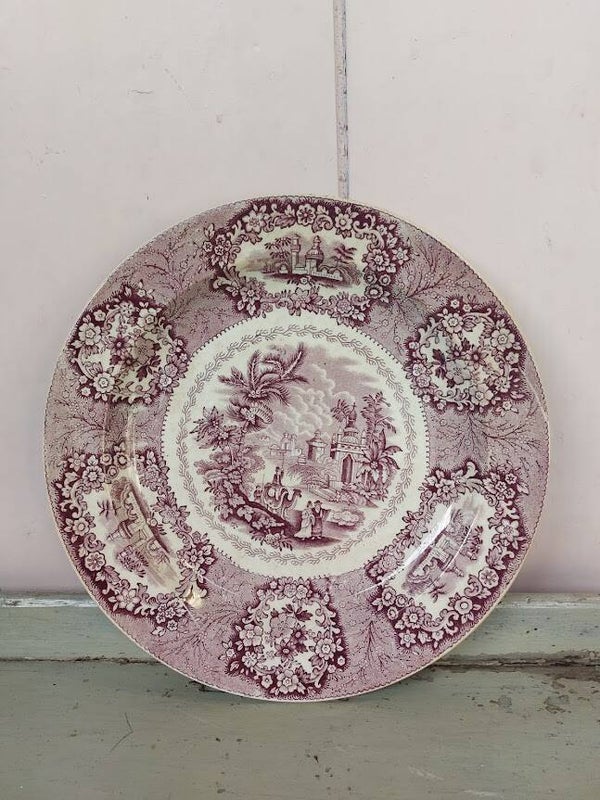 ◘ Petrus Regout Maastricht bord beboterd