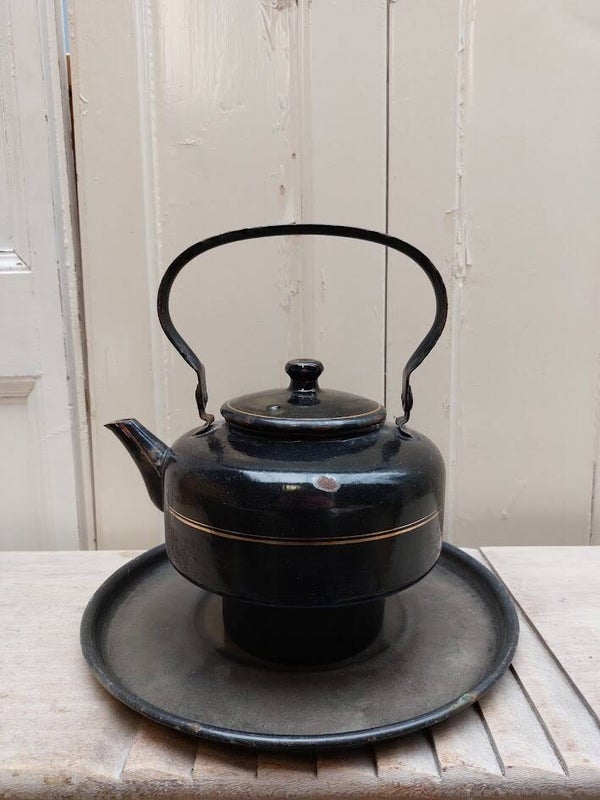 ♥ Geëmailleerde theeketel / waterketel