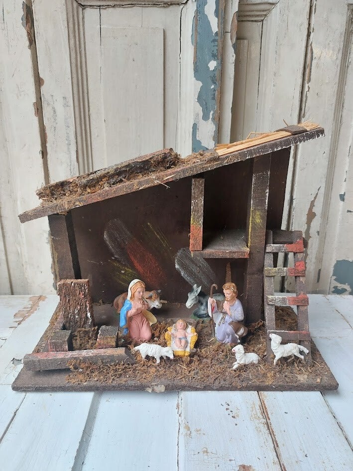 ♥ Vintage kerststal