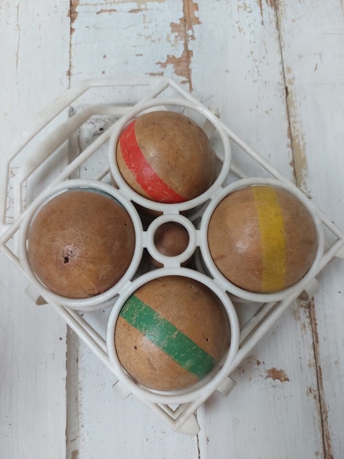 ♫ Houten Jeu de boules-set