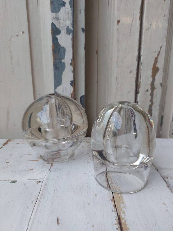 ♠ Handgeblazen glazen olielamp -bollen