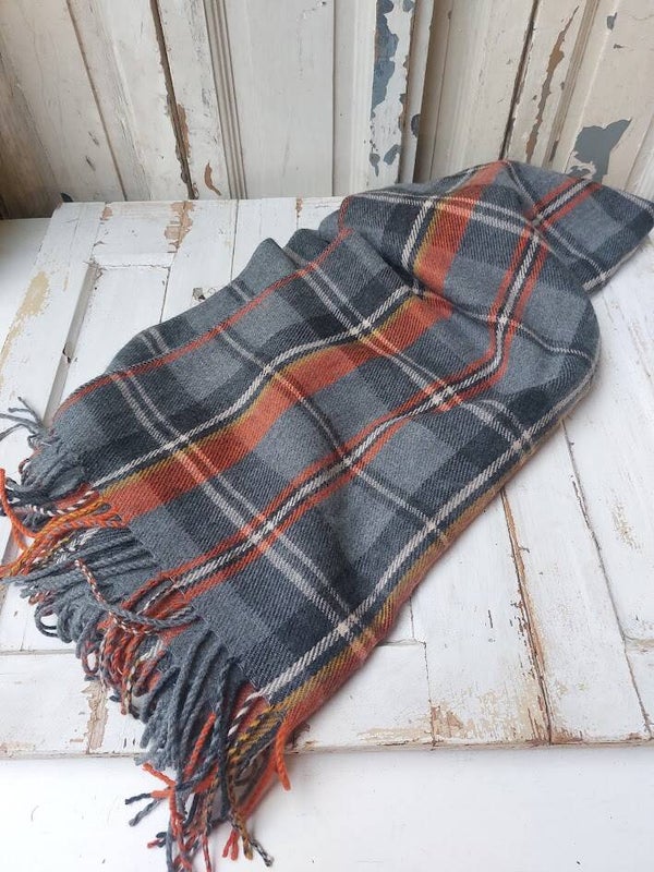 ♠ Geruite omslagdoek - sjaal