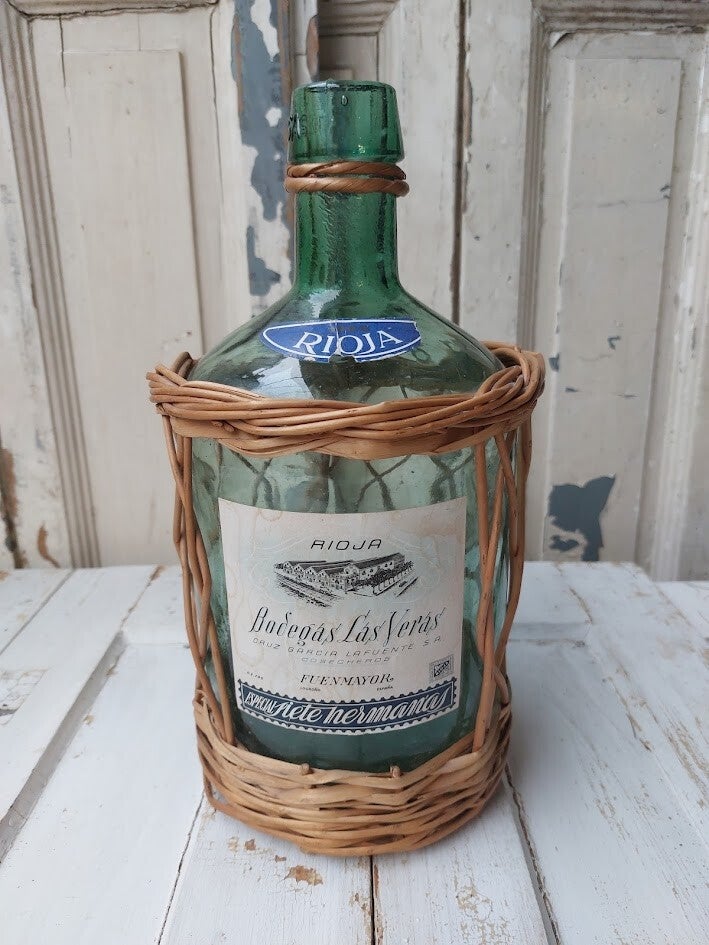 ♠ Oude Spaanse wijnfles