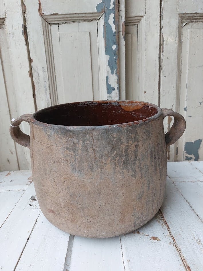 ♠ Franse terracotta kookpot