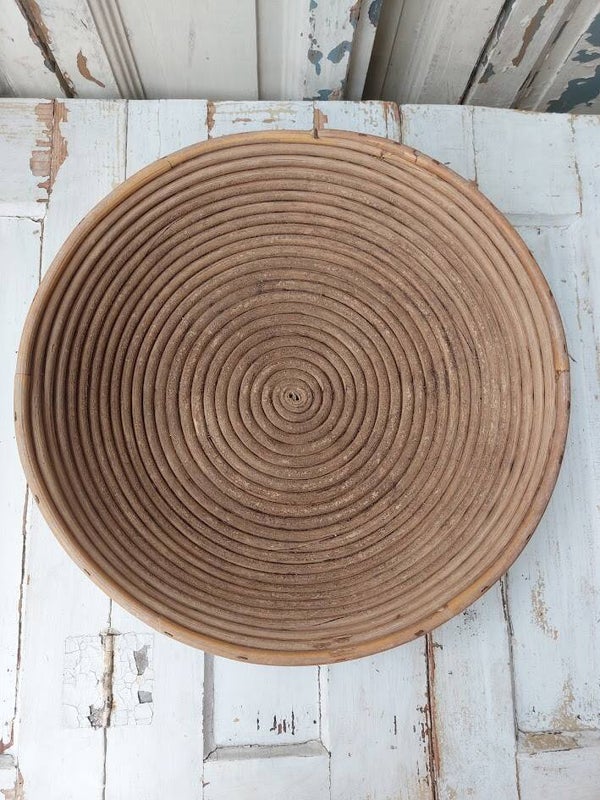 ♠ Klassieke rotan rijsmand