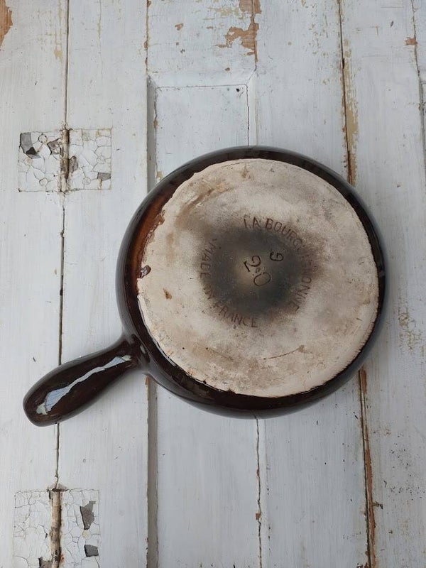 ♠ Vintage keramische pan