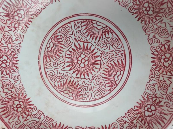 ♠ Antieke schaal Petrus Regout & Co. uit Maastricht