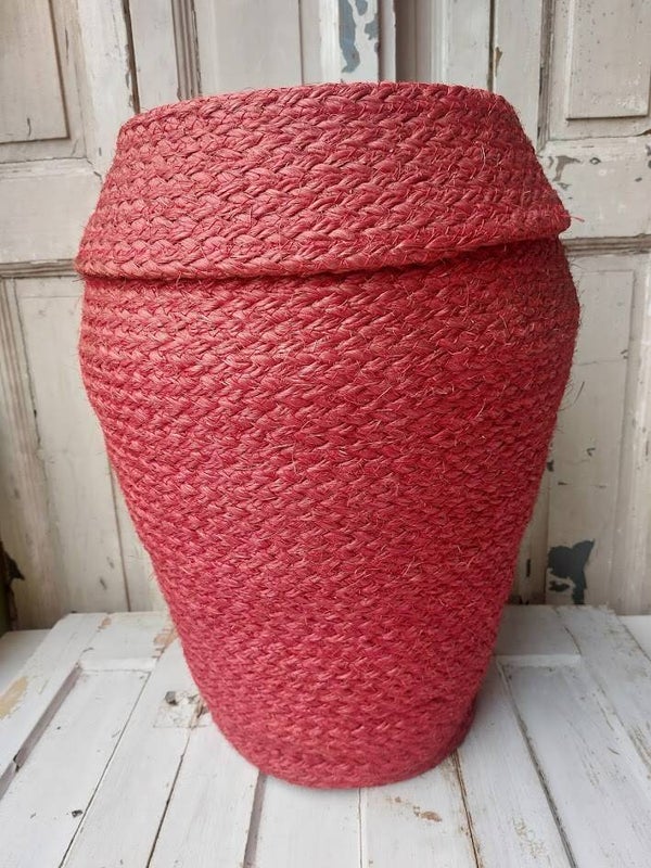 ♫ Hand gevlochten jute mand uit Terschelling