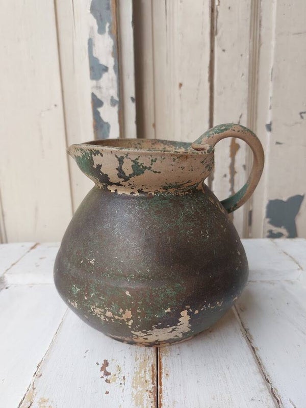 ♠ Keramische kan doorleefd