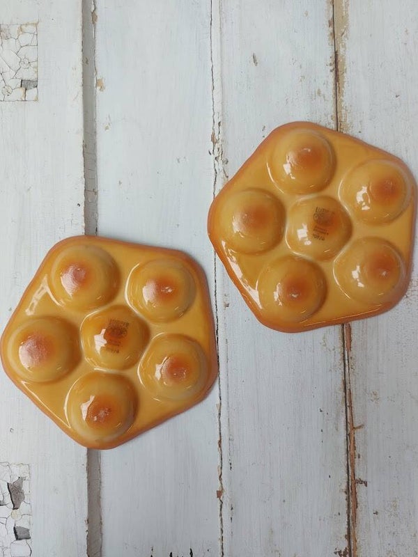 ♠ Vintage Luzifer Bauscher Weiden slakkenschalen